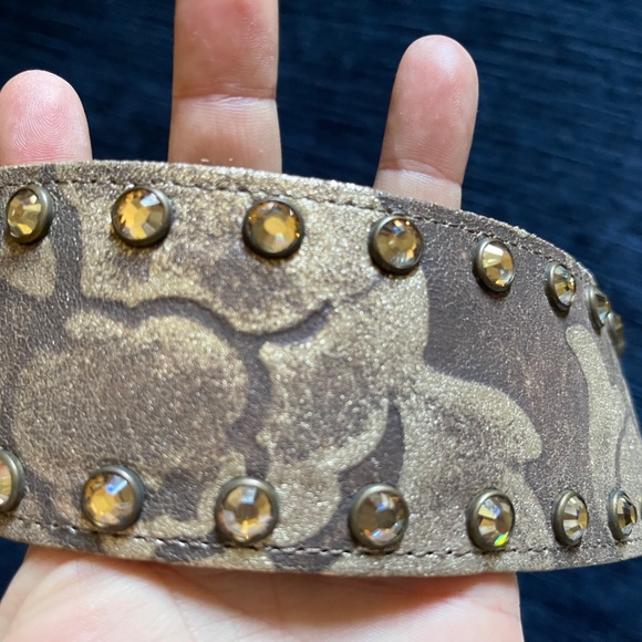 B.B.Simon Swarovski crystal made in USA belt  L main image 11